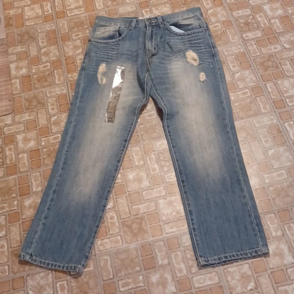 Men's Blue Straight Jeans Epic Hero 32x30